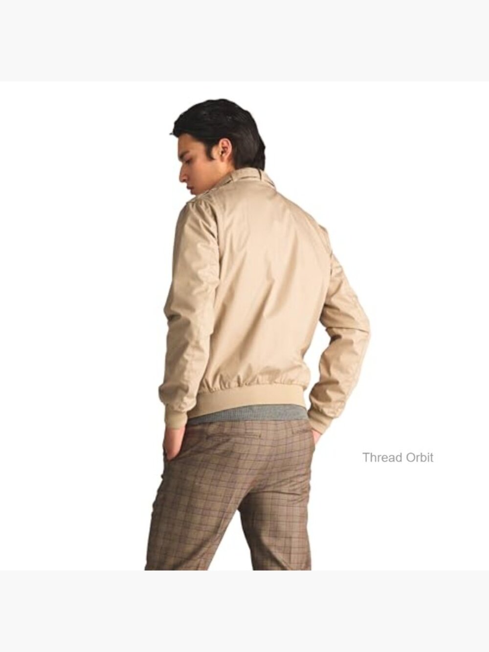 Slim Fit Lightweight Windbreaker Jacket with Logo Chest Pocket - Picture 5 of 7